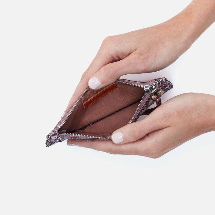 Hobo: Carte Card Case in Blush Crackle