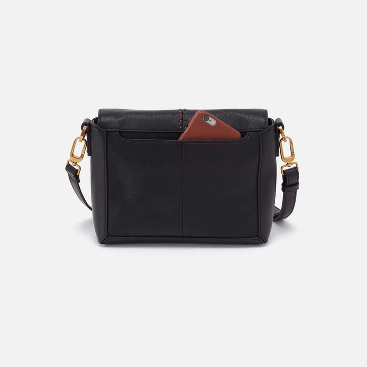 Hobo: Austin Flap Crossbody in Black