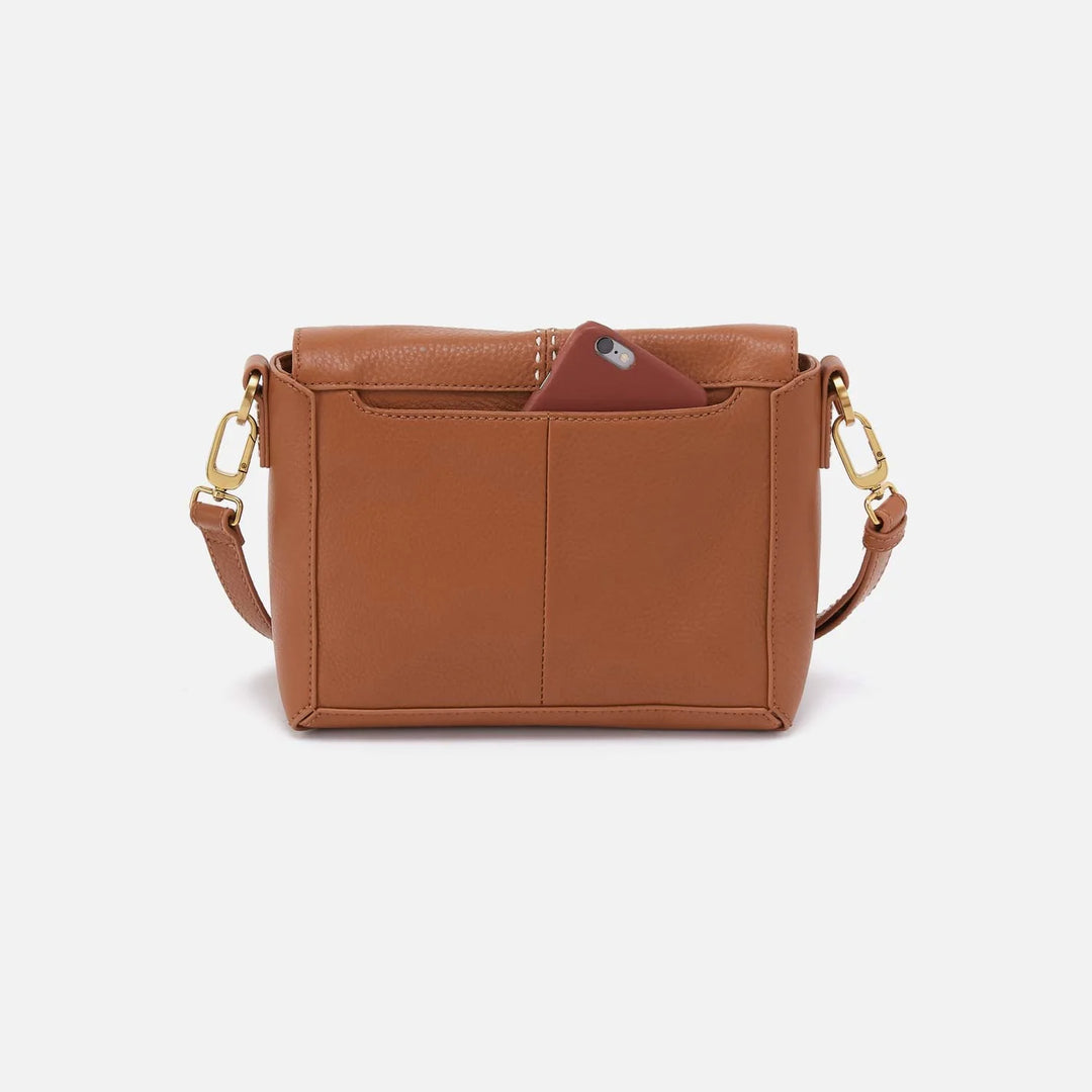 Hobo: Austin Flap Crossbody in Warm Honey