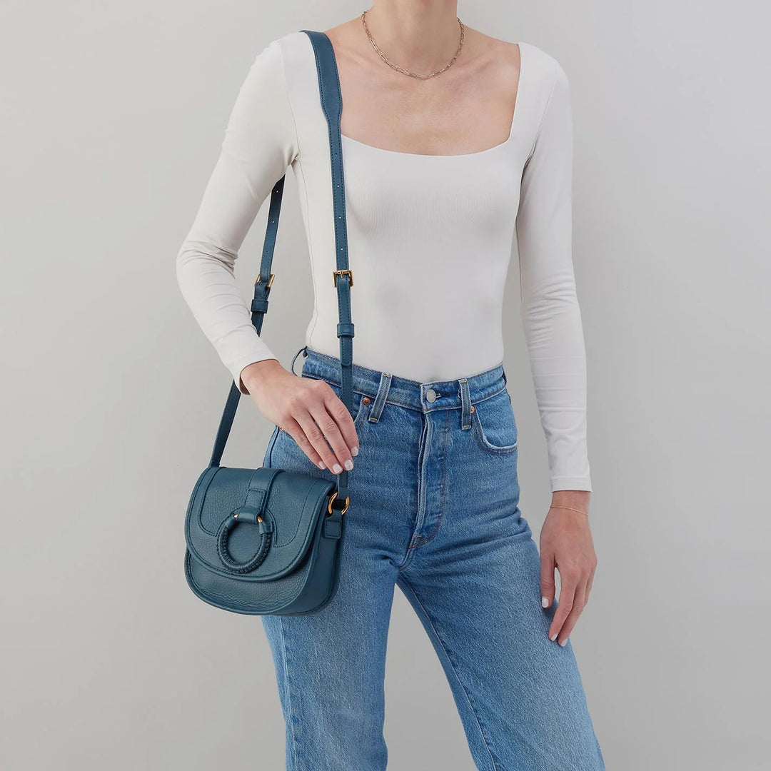 Hobo: Kiva Small Crossbody in Peacock Feather