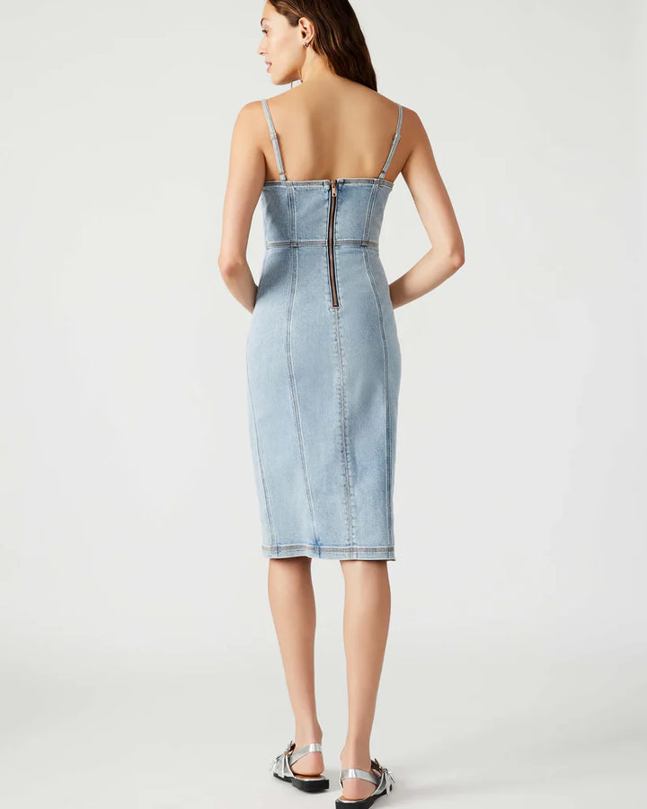 Steve Madden: Giselle Dress in Blue Denim