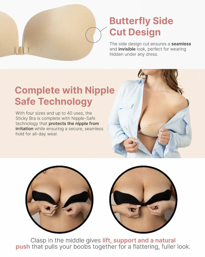 Sticky Boobs: The Sticky Bra (1 Pack)