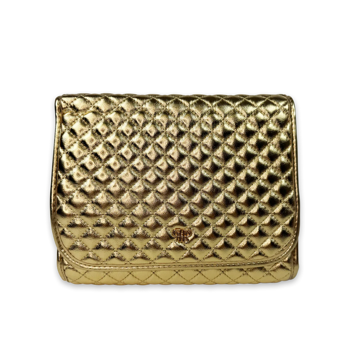 PurseN: Getaway Toiletry Case in Gold