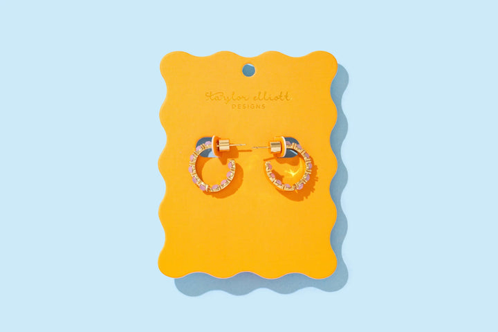 Taylor Elliott Designs: Brooke Hoop Earrings