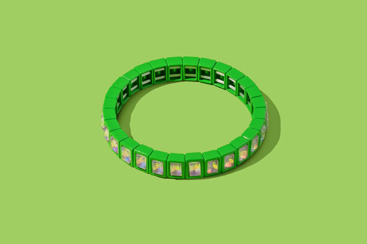 Taylor Elliott: Penelope Bracelet in Green (B-11)
