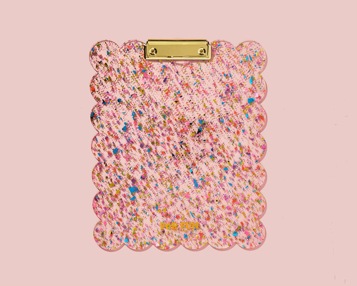 Taylor Elliott: For Fun - Happy Confetti Large Clipboard