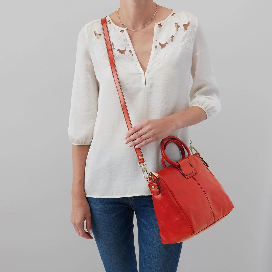 Hobo: Sheila Medium Satchel in Grenadine