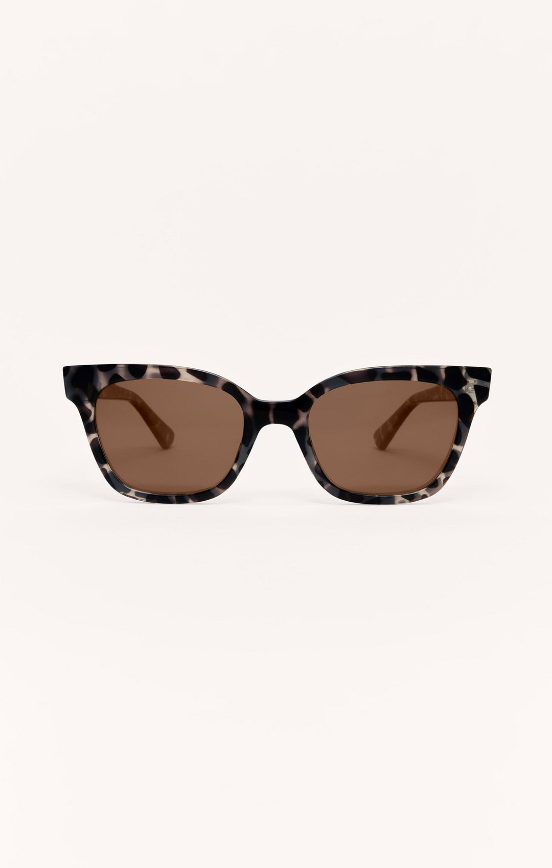 Z Supply High Tide sunglasses in taupe tortoise frame with brown polarized lenses