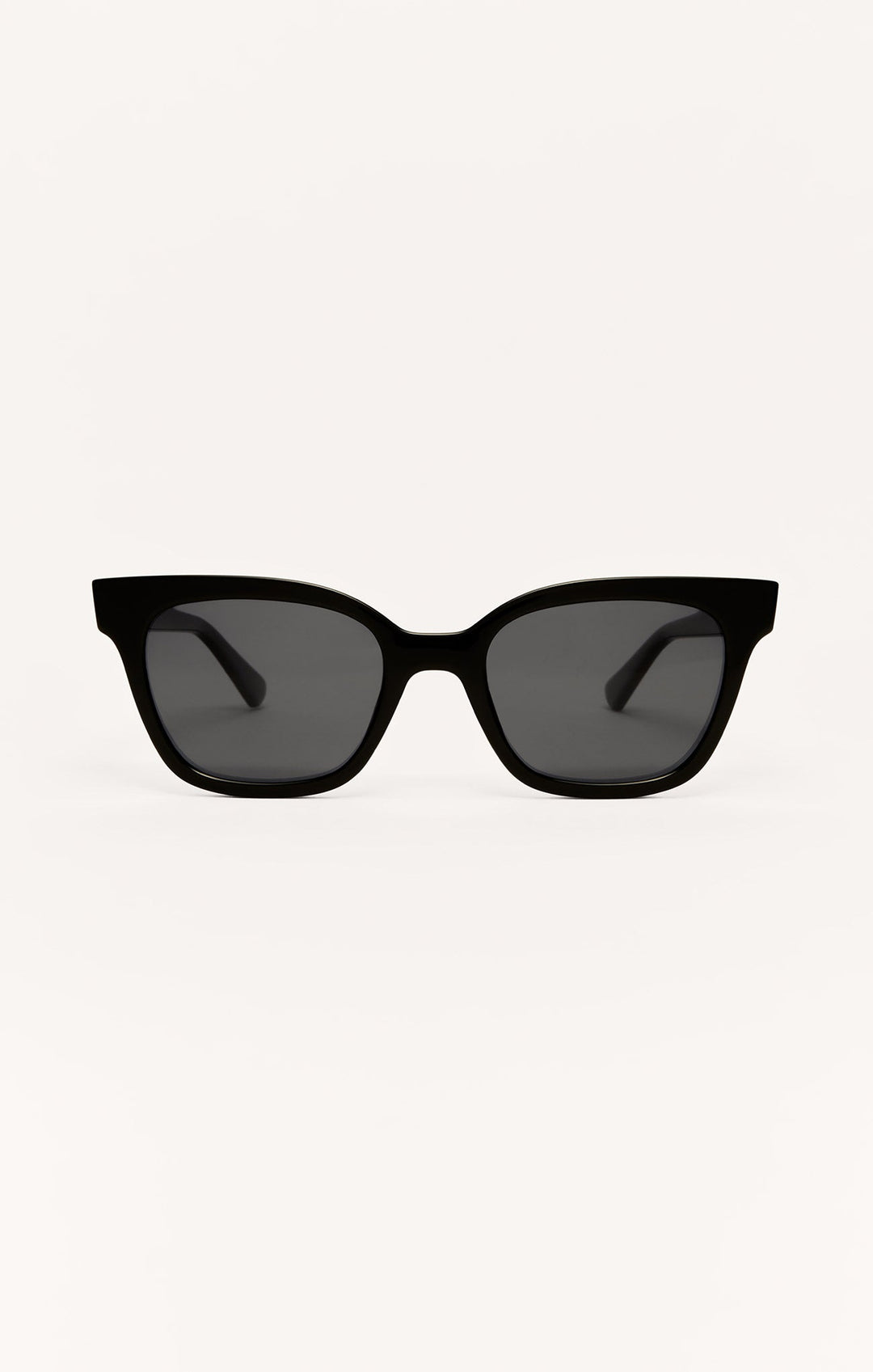 Z Supply High Tide sunglasses in polished black frame with dark grey polarized lenses