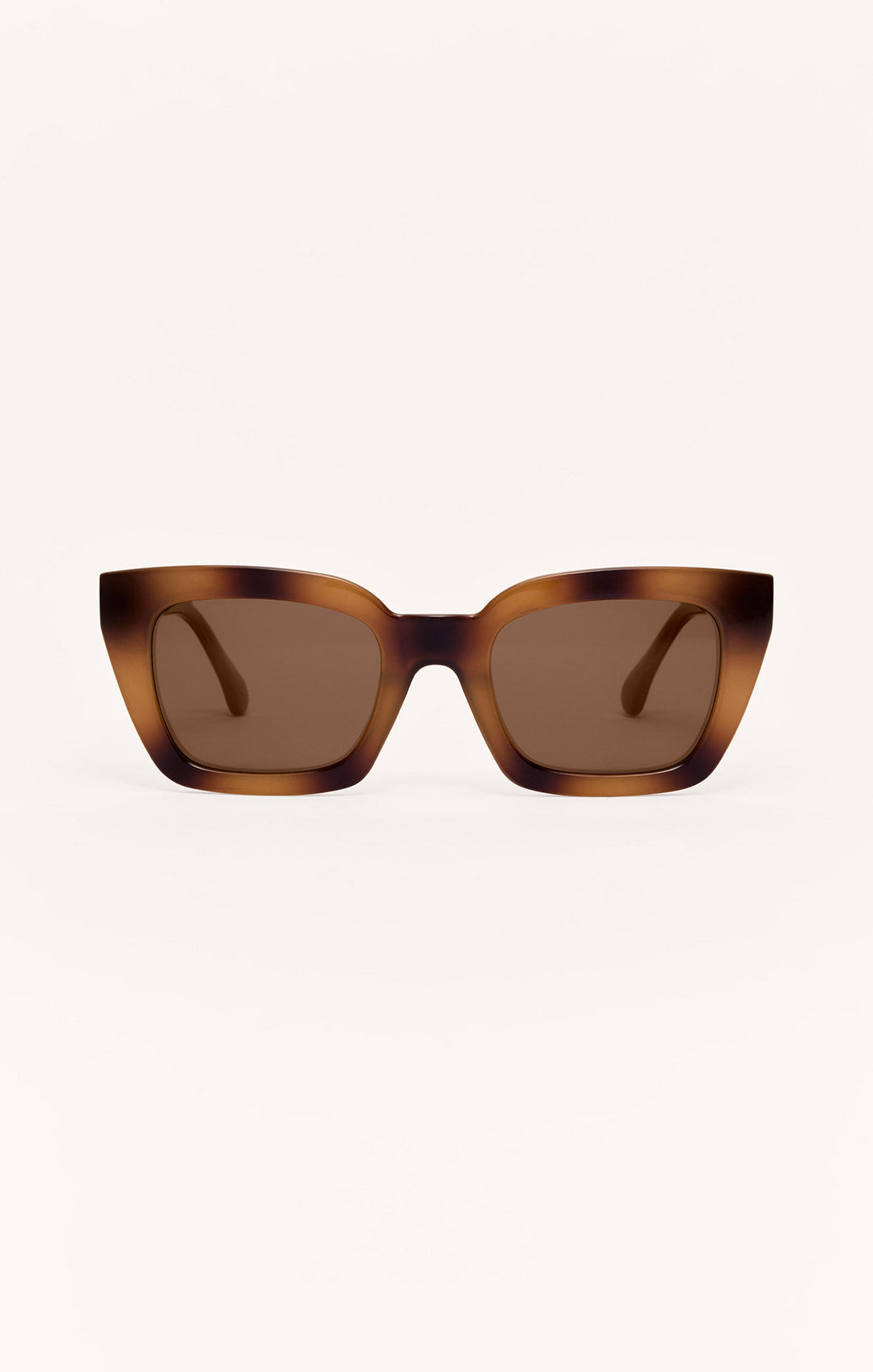 Z Supply Hideaway sunglasses in dark tortoise shell with brown polarized lenses