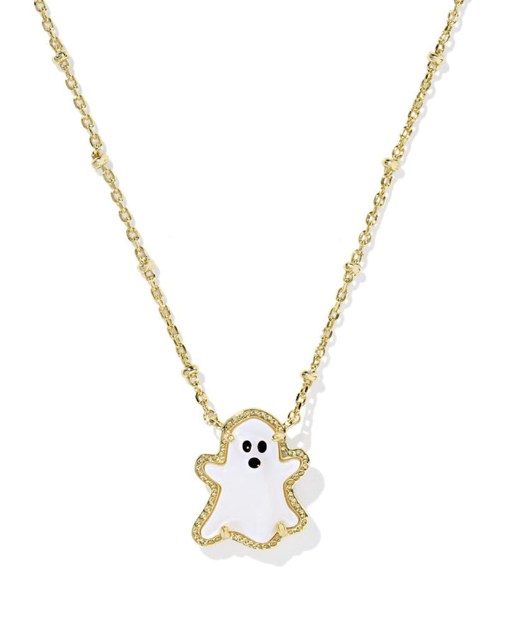 Kendra Scott: Ghost Short Pendant Necklace in Gold