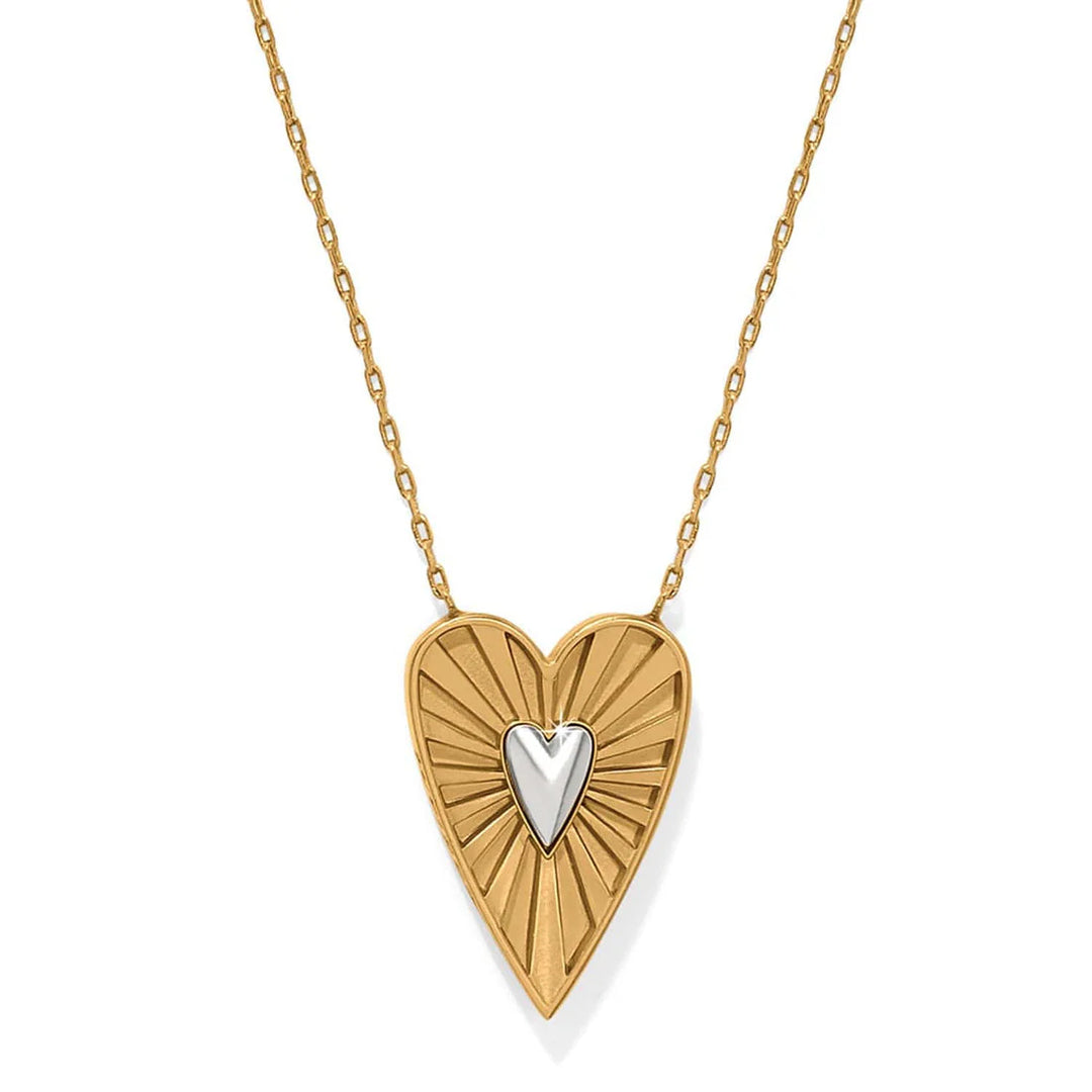 Brighton: Love Messages Radiant Bright Necklace In Gold (JM0194)