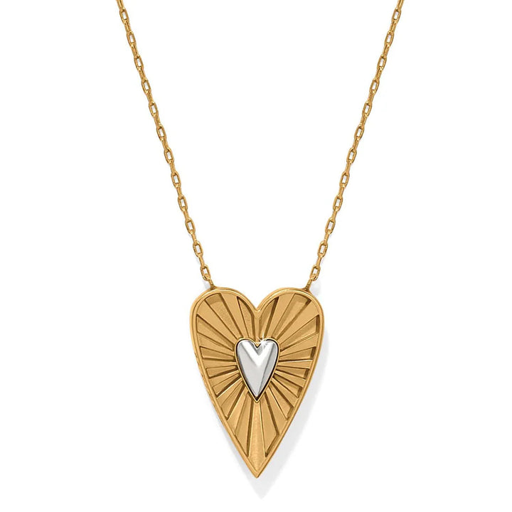 Brighton: Love Messages Radiant Bright Necklace In Gold (JM0194)