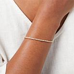 BaubleBar: Bennett Tennis Bracelet in Clear