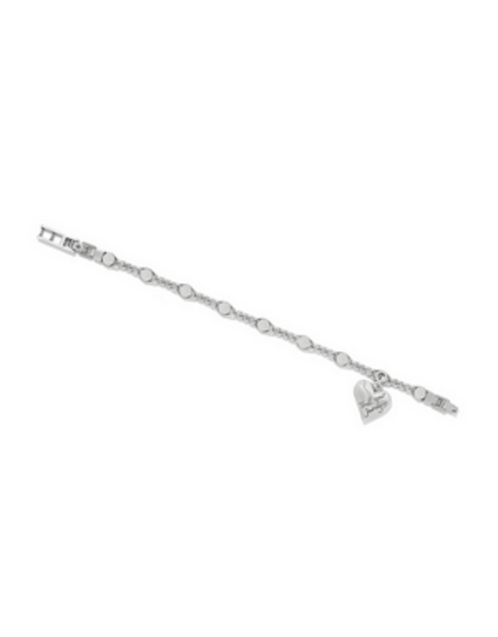 Brighton Trust Your Journey Heart Sky Bracelet in silver with heart charm