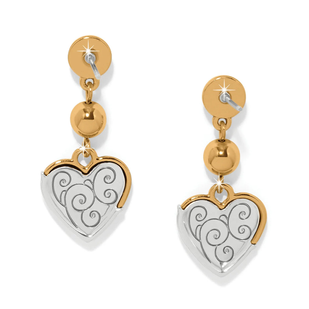 Brighton: Meridian Pet Wave Gold Post Earrings (JA0271)