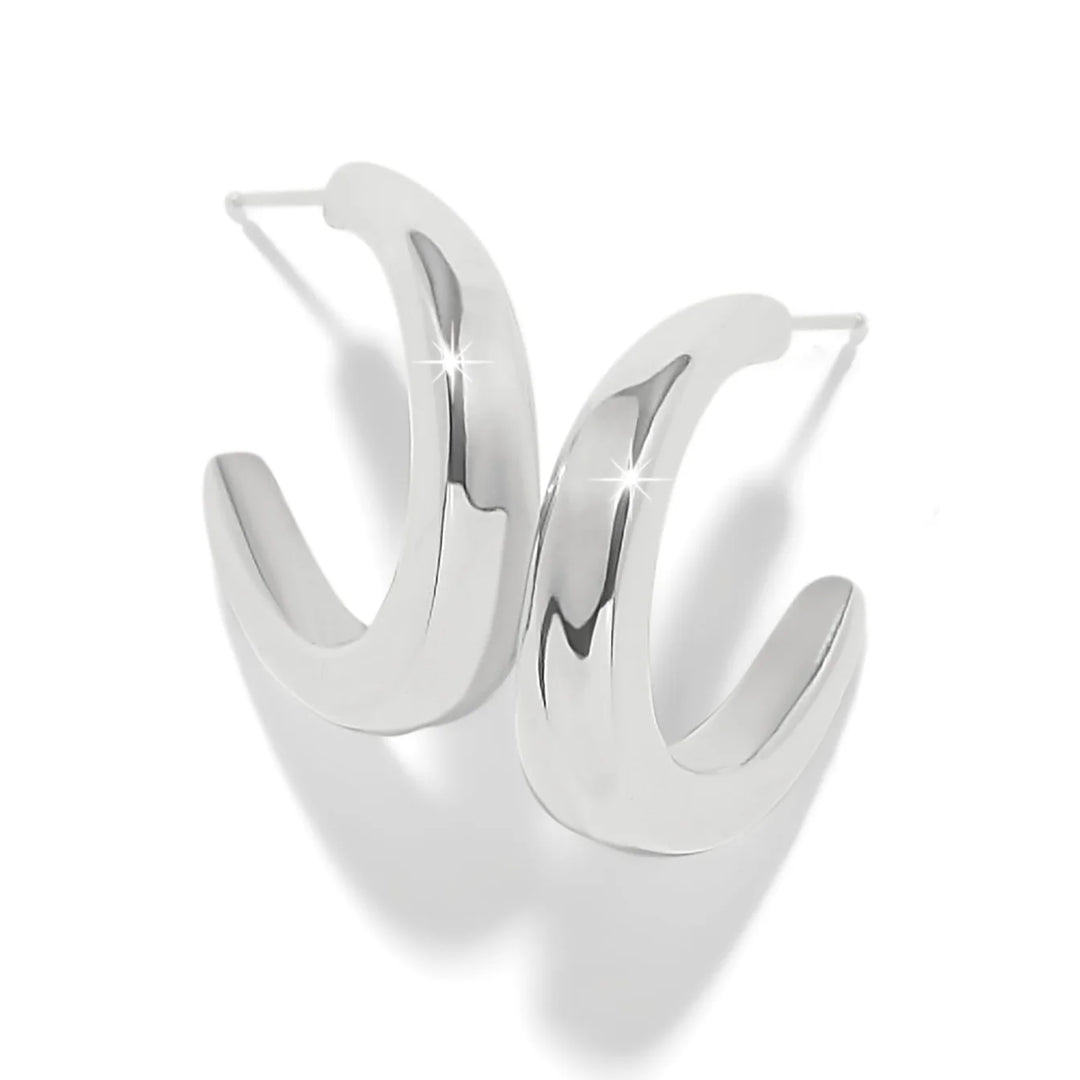 Brighton: Cascade Rio Silver Hoop Earrings (JA0304)