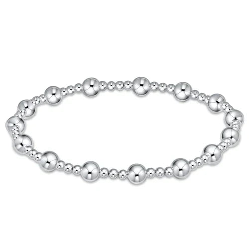 Enewton: Classic Sincerity Pattern Bead Bracelet Sterling - The Vogue Boutique