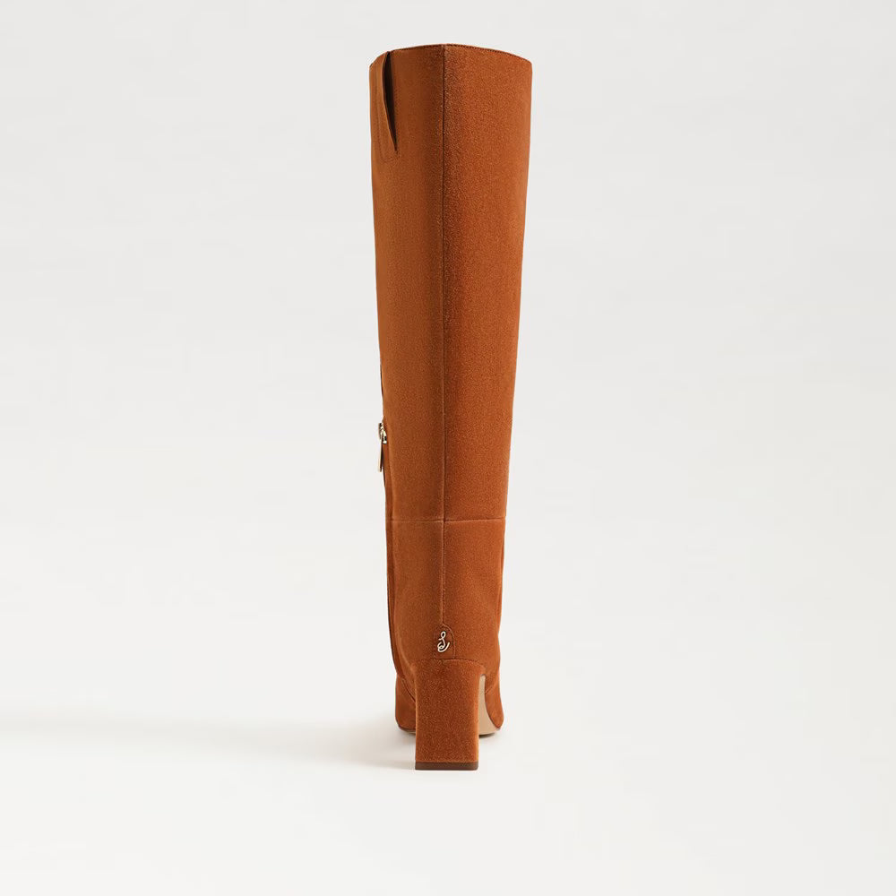 Sam Edelman: Sylvia Frontier Brown Suede Knee High Boots