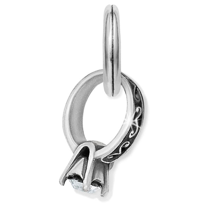 Brighton: Sil/Stn Abc Diamond Ring Chm (J92662)