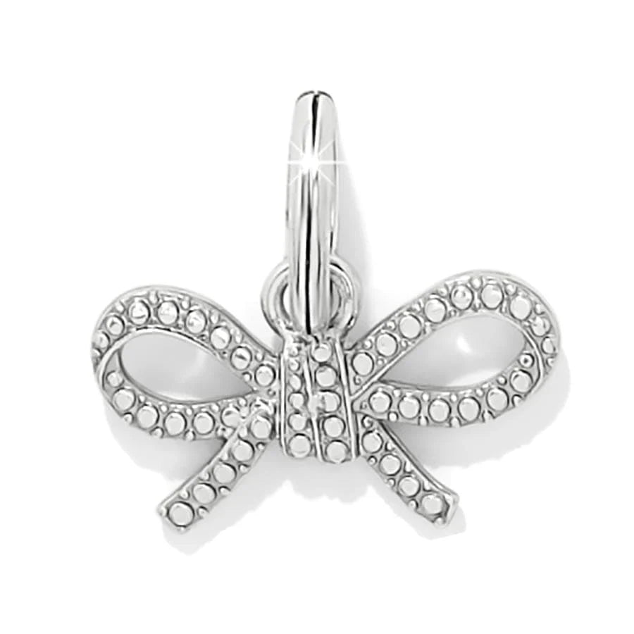 Brighton: Illumina Bow Charm In Silver (JC8011)