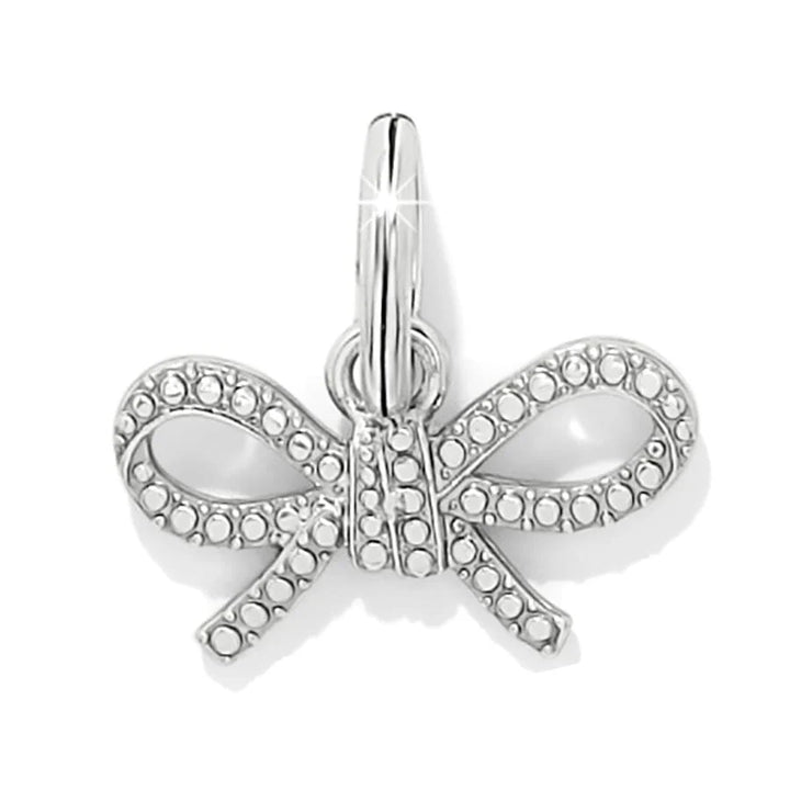 Brighton: Illumina Bow Charm In Silver (JC8011)