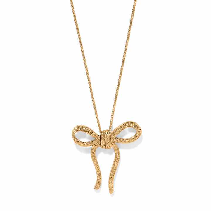 Brighton: Illumina Bow Gold Necklace (JM0211)