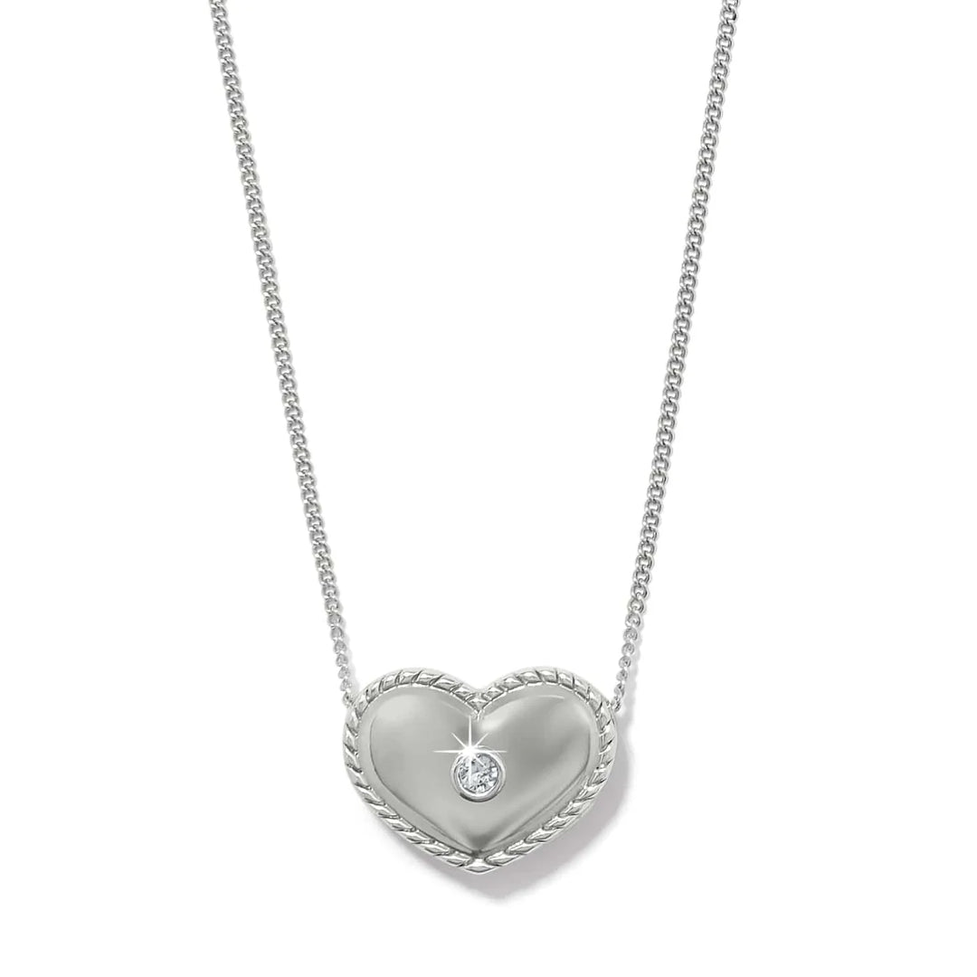 Brighton: Illumina Celeste Heart Bold Necklace in Gold