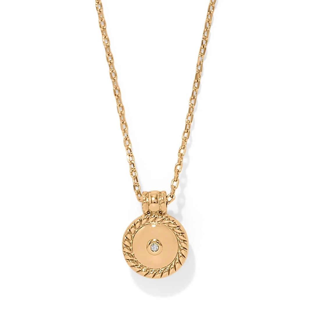 Brighton: Illumina Celeste Dome Gold Necklace (JM0133)