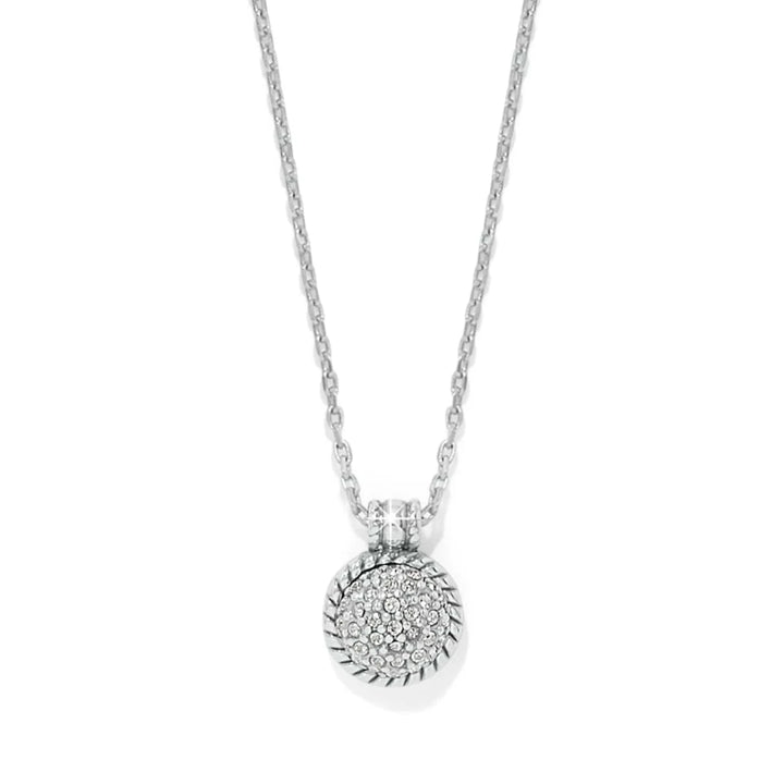 Brighton: Illumina Celeste Dome Siver Necklace (JM0134)
