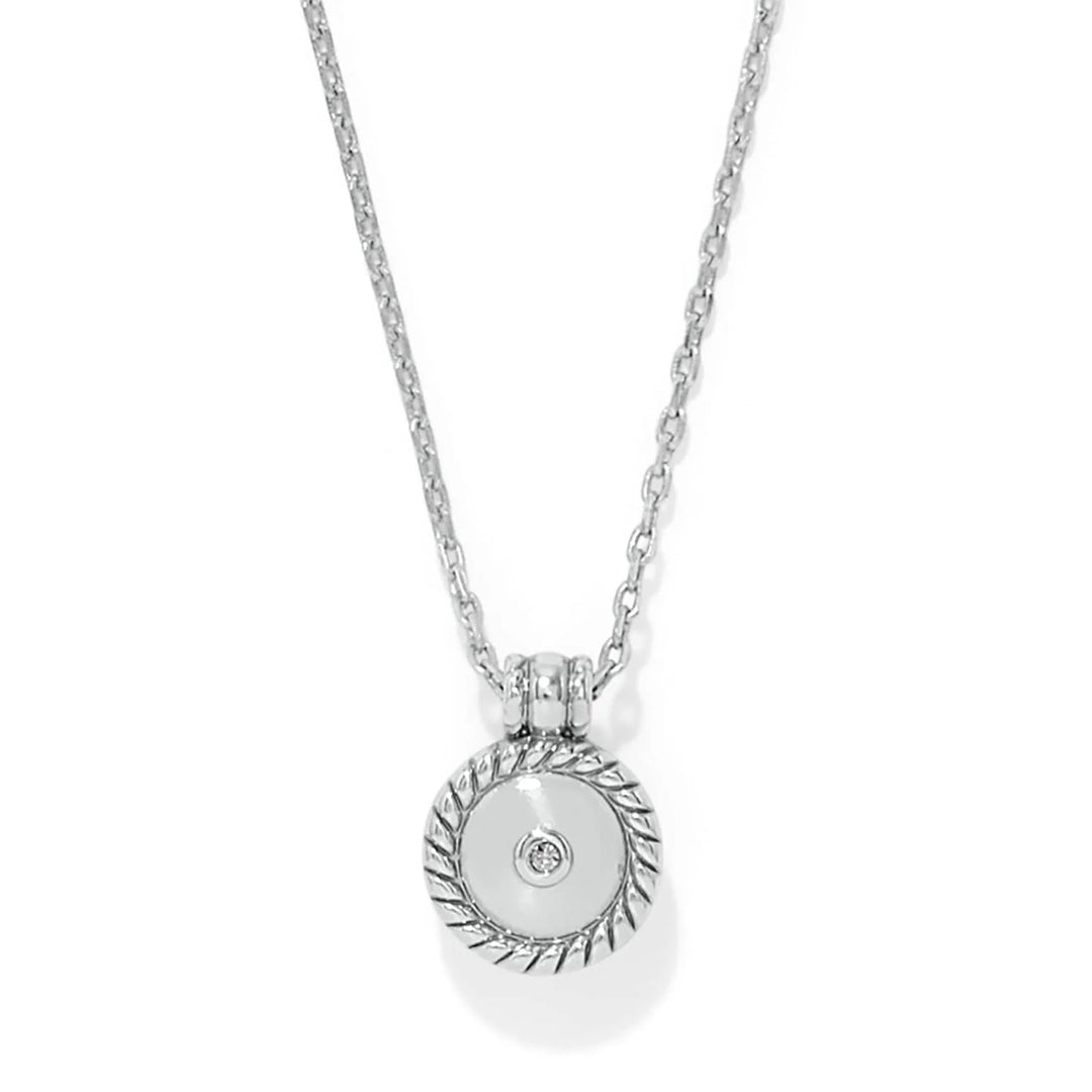 Brighton: Illumina Celeste Dome Siver Necklace (JM0134)