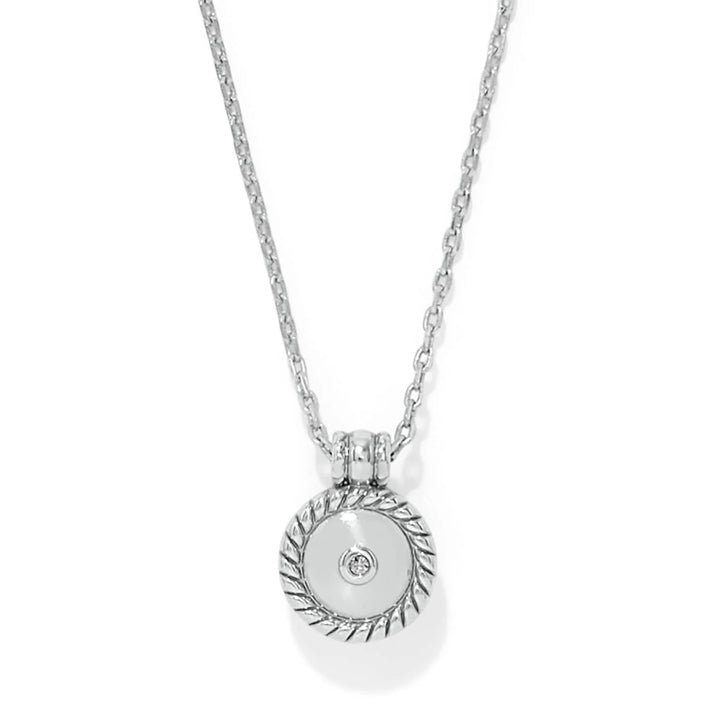 Brighton: Illumina Celeste Dome Siver Necklace (JM0134)