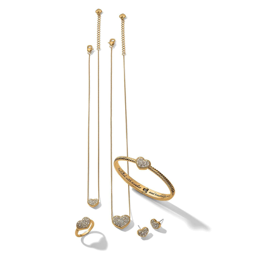 Brighton: Illumina Celeste Heart Bold Necklace in Gold (JM7731)
