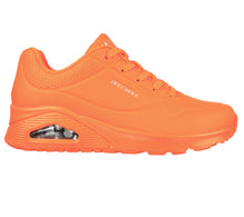 Load image into Gallery viewer, Skechers: Uno Night Shades Neon Orange Sneakers
