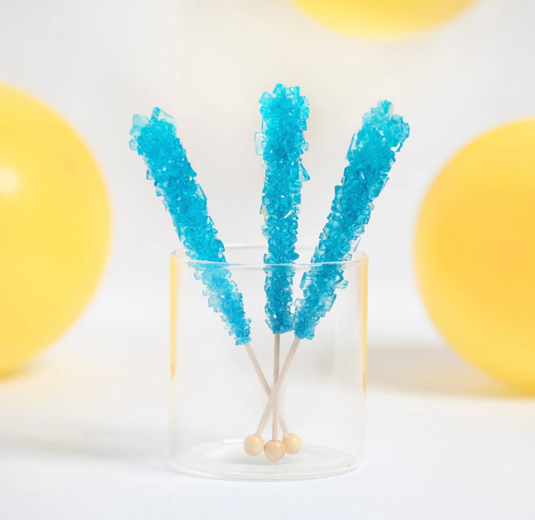 Lolli & Pops: Blue Raspberry Rock Candy