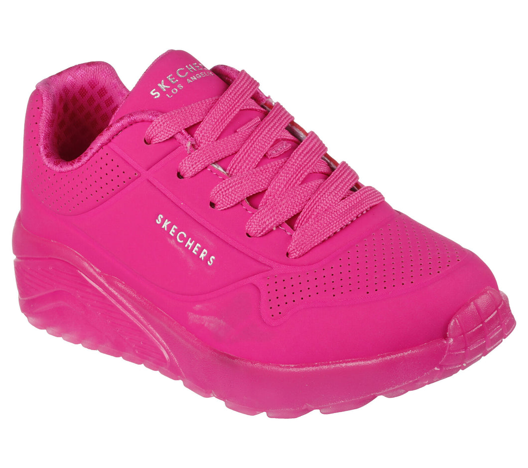 Skechers: Kids Uno Ice Sneakers in Hot Pink