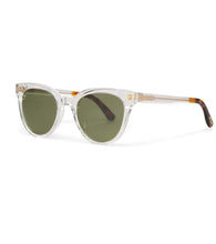 Load image into Gallery viewer, Toms: Marlowe Bottle Green Vintage Crystal Sunglasses
