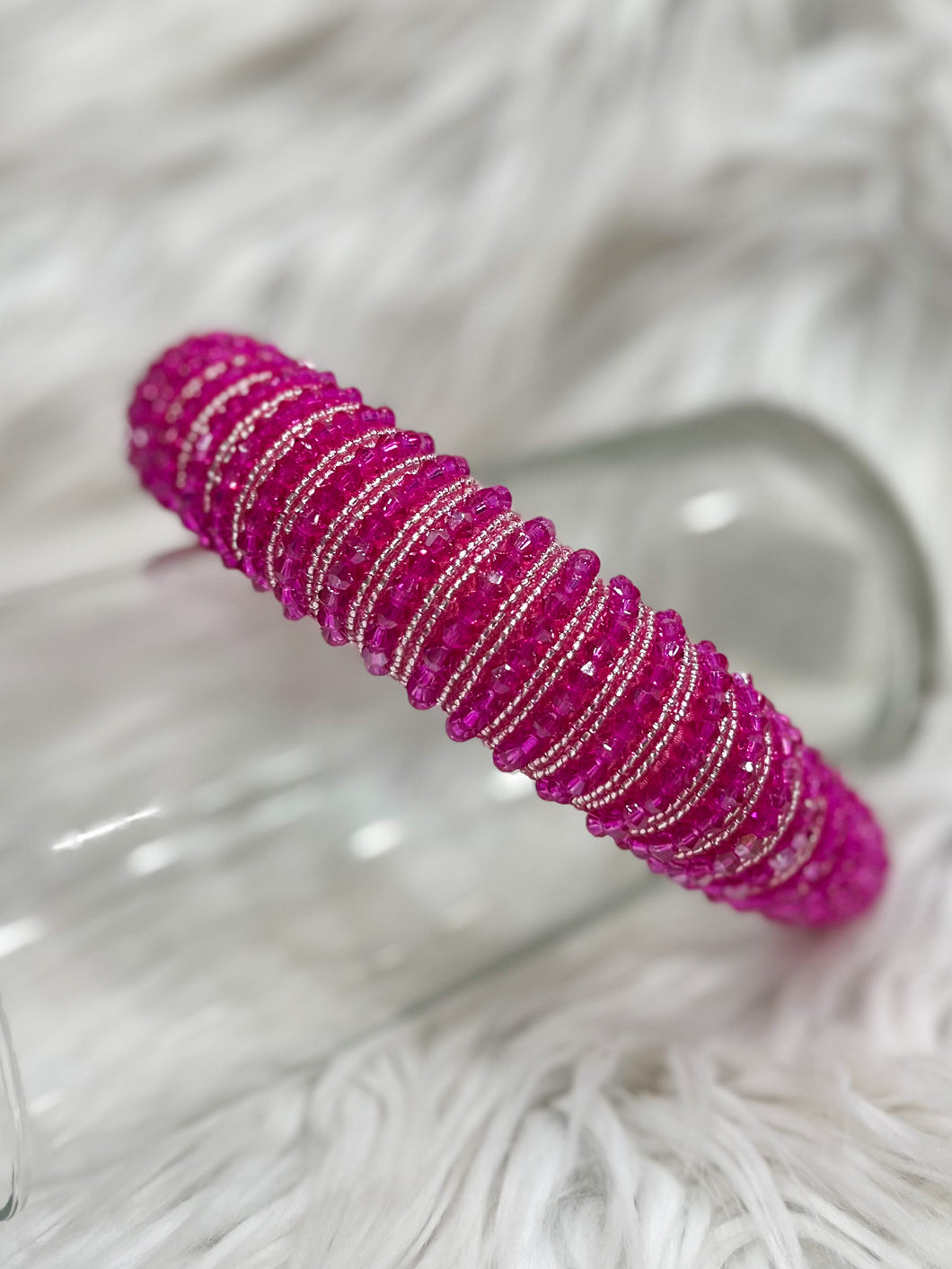 Fun & Fabulous: Hot Pink Gem Headband