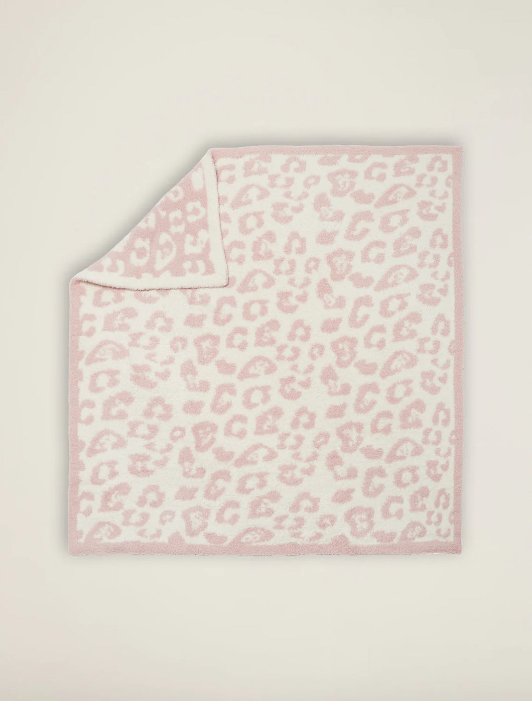 Barefoot Dreams: Cozychiv BITW Baby Blanket in Dusty Rose - Cream