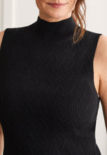 Load image into Gallery viewer, Tribal: Sleeveless Mock Neck Top in Black

