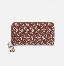 Load image into Gallery viewer, Hobo: Nila Large Zip Around Wallet in Ditzy Floral
