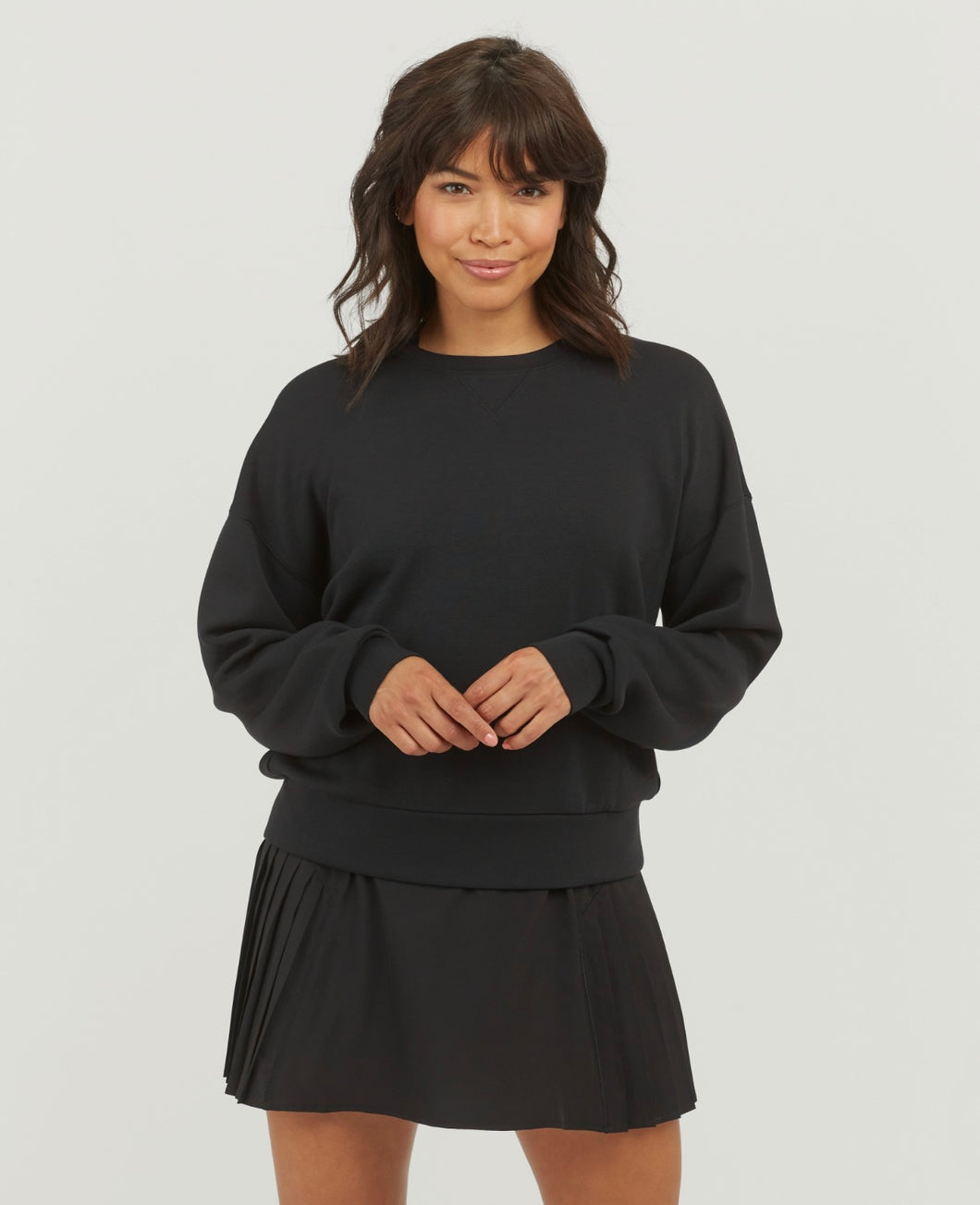 Spanx: Airessentials Crew in Very Black