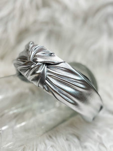 Fun & Fabulous: Silver Metallic Headband