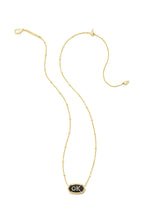 Load image into Gallery viewer, Kendra Scott: Oklahoma Gold Necklace in Black Agate
