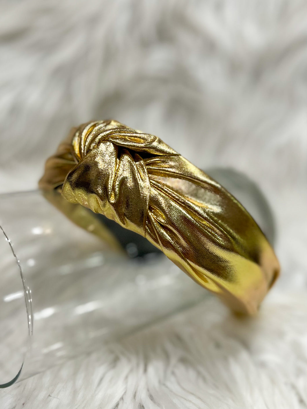 Fun & Fabulous: Gold Metallic Headband