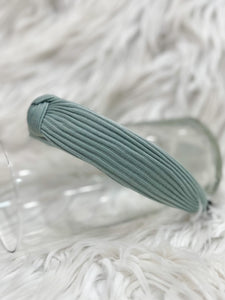 Fun & Fabulous: Sage Topknot Headband