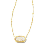 Load image into Gallery viewer, Kendra Scott: Oklahoma Gold Necklace in Ivory MOP
