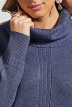 Load image into Gallery viewer, Tribal: Long Sleeve Cowl Neck Sweater in H. Sapphire
