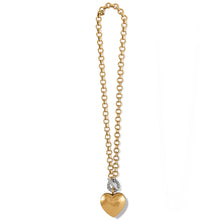 Load image into Gallery viewer, Brighton: Inner Circle Heart Toggle Gold Necklace
