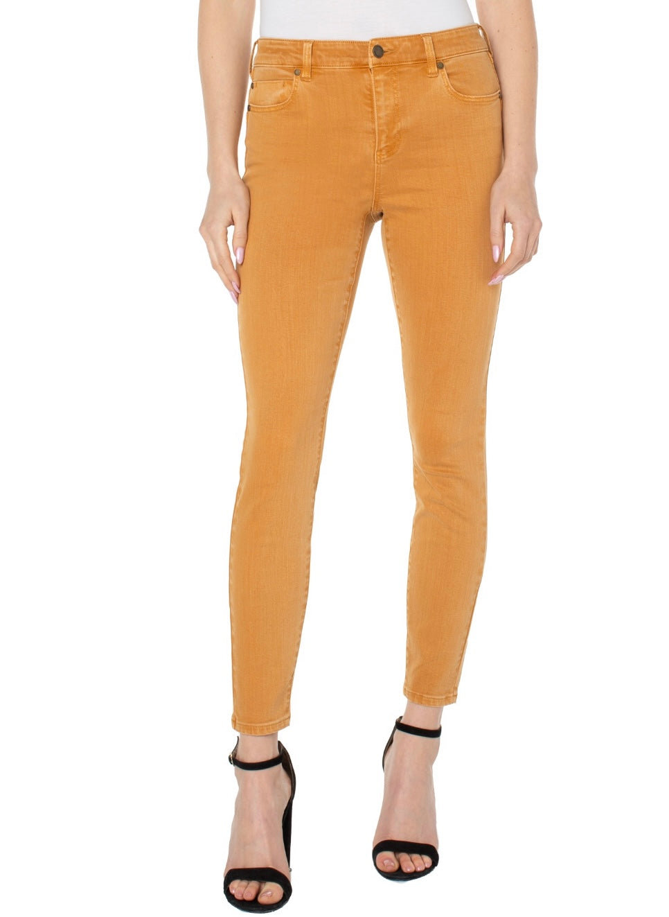 Liverpool: Piper Hugger Ankle Skinny in Amber Dawn
